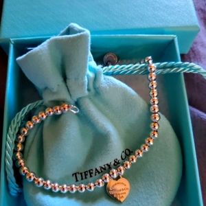 Return to Tiffany blue heart bracelet